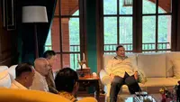 Momen Prabowo Silaturahmi dengan Mantan Ajudan dan Pengawalnya Era Kostrad-Kopasus di Hambalang