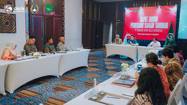 Rapat Umum Pemegang Saham (RUPS) PT Garuda Sepak Bola Indonesia.