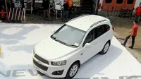 New Chevrolet Captiva 2014 resmi dihadirkan General Motors(GM) Indonesia untuk pecinta automotif Tanah Air(Liputan6.com/Faizal Fanani)