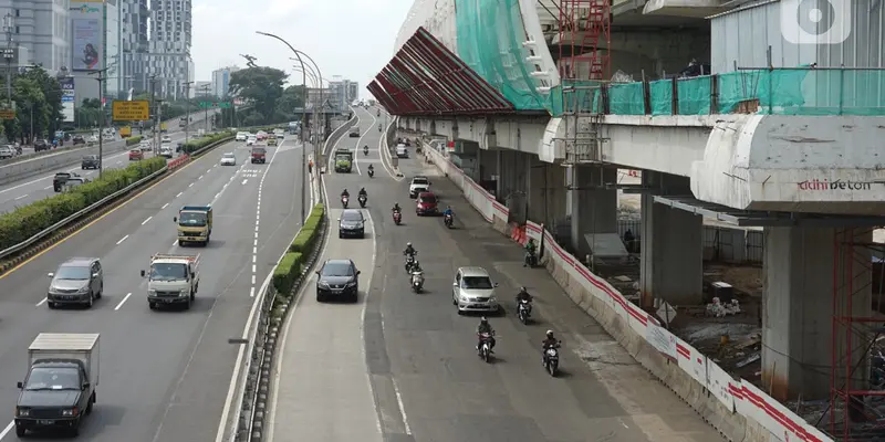 Begini Suasana Arus Lalu Lintas Jakarta Hari Ke-11 PSBB