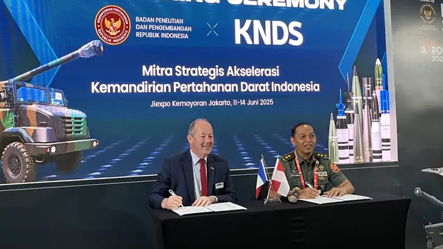 Kementerian Pertahanan Republik Indonesia (Kemhan RI) menandatangani Memorandum of Understanding atau MoU dengan perusahaan industri pertahanan asal Prancis, KNDS.