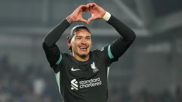 Foto: Aksi Tajam Darwin Nunez saat Bawa Liverpool Tumbangkan Brentford di Liga Inggris