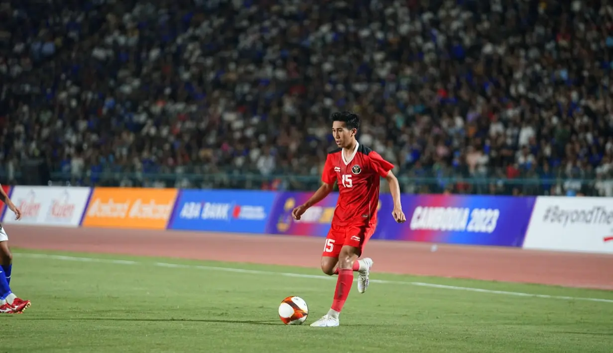 Sementara gol balasan dari Kamboja dicetak lewat Sin Sovannmakara pada menit ke-45+1. (Foto:Dok.PSSI)