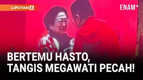 VIDEO: Megawati dan Hasto Menangis, Momen Haru di Kongres VI PDIP