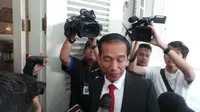 Raut wajah Jokowi di Balaikota. (Liputan6.com/Andi Muttya Keteng)