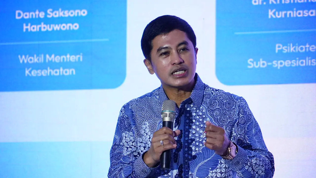Wamenkes Dante bicara soal AI untuk skrining deteksi dini TBC. (Dok: Kemenkes)
