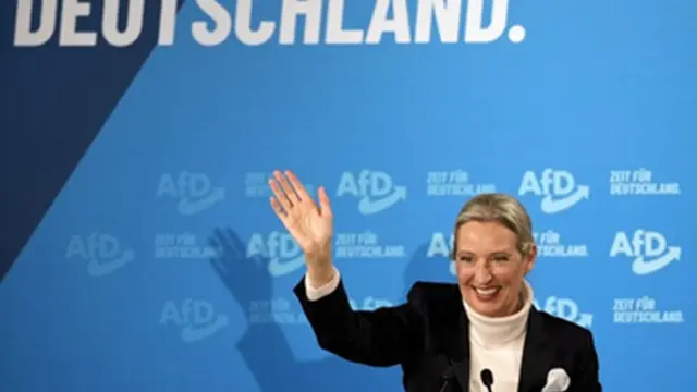 Alice Weidel, pemimpin AfD (Alternative fur Deutschland), partai sayap kanan Jerman pada 9 Februari 2025.
