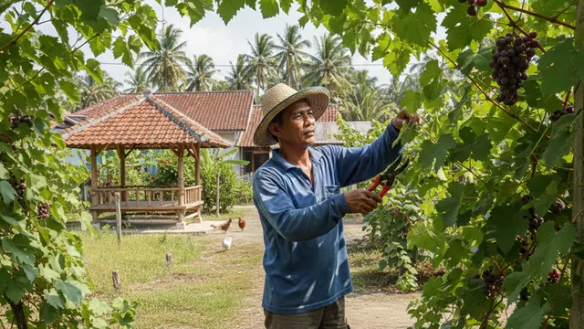 Waktu yang Tepat untuk Memangkas Anggur agar Berbuah