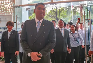 Kepala Badan Gizi Nasional (BGN) Sudaryono saat tiba di Gedung BGN, Jakarta, Rabu (22/07/2026).