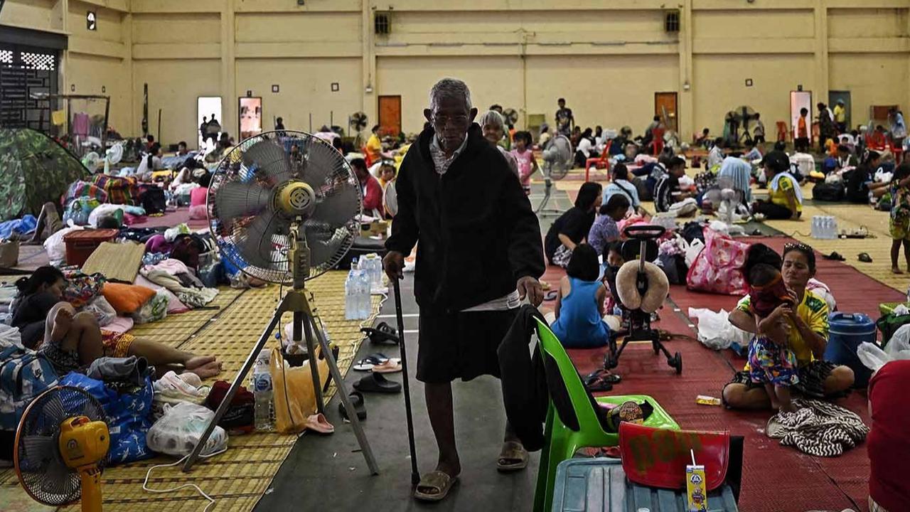 FOTO:  Konflik Thailand-Kamboja Tewaskan Belasan Warga dan Picu 120 Ribu Pengungsi