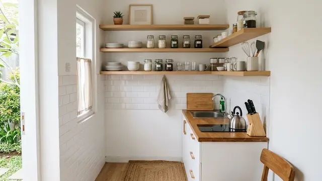 Desain Dapur Minimalis 2x2 untuk Rumah Kecil (AI Generated)