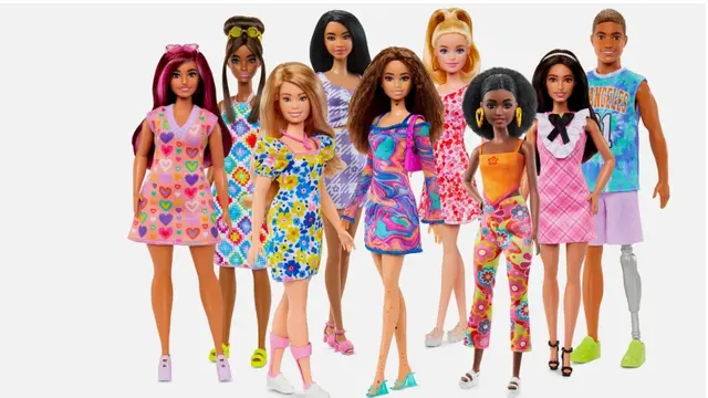 Boneka Barbie Fashionista terbaru dengan berbagai representasi (Tangkapan layar dari website cnn.com)
