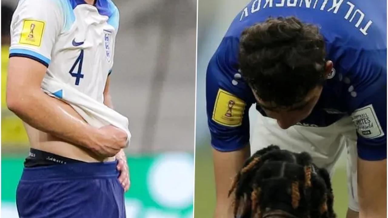 FOTO: Wajah-Wajah Sedih hingga Tangis Pemain Timnas Inggris Usai Tersingkir dari Piala Dunia U-17