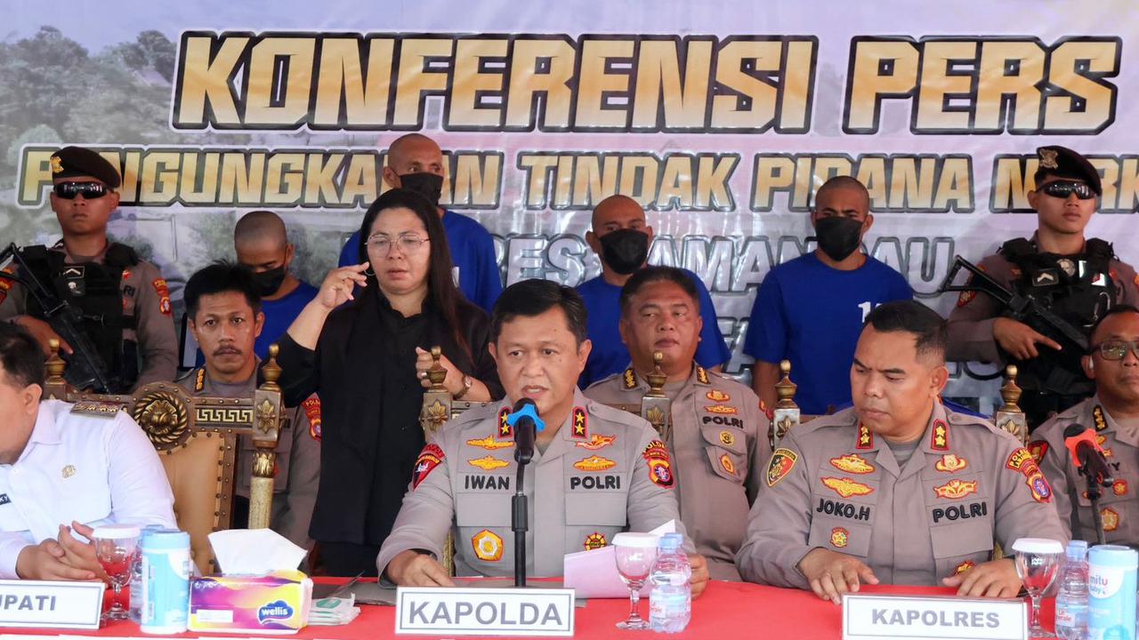 Polisi Gagalkan Penyelundupan Narkoba Lintas Provinsi di Kalteng, Sita 46,7 Kg Sabu