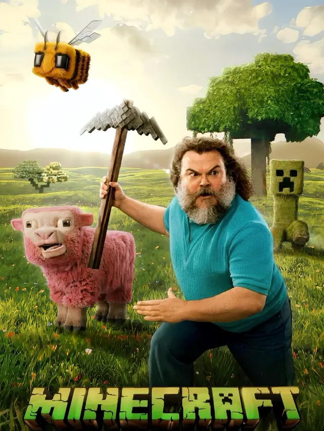 Poster film A Minecraft Movie. (Foto: Dok. Warner Bros. Pictures/ Legendary Pictures)