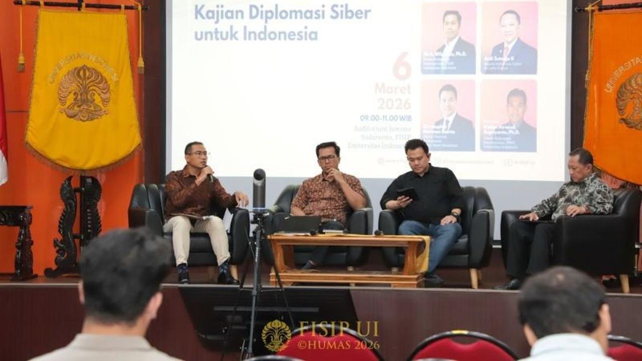 Riset UI Ungkap Ruang Siber Jadi Medan Rivalitas Geopolitik Global yang Krusial