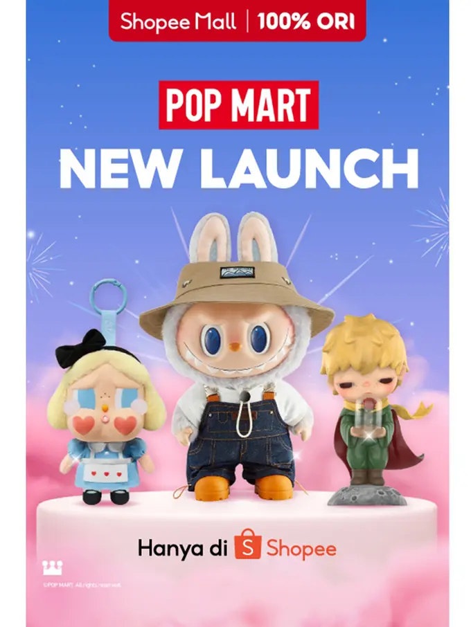 Ada Labubu hingga Cry Baby, 12 Koleksi Terbaru POP MART akan Hadir Eksklusif di Shopee pada 12 Desember!