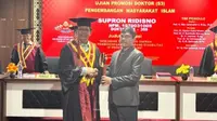 Bikin Disertasi Soal Disabilitas, Mahasiswa Difabel di Lampung Sabet Gelar Doktor. Foto: Universitas Islam Negeri (UIN) Raden Intan Lampung (RIL) .