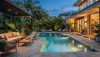 8 Inspirasi Outdoor Lounge di Belakang Rumah dengan Kolam Mini, Ciptakan Sudut Relaksasi yang Fungsional