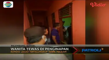 Seorang wanita di Sumatra Selatan tewas dengan belasan luka tusukan pada tubuhnya.