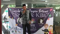 Rachmad Sadeli/Lomba Baca Cerpen Betawi/Foto: Shafa Tasha