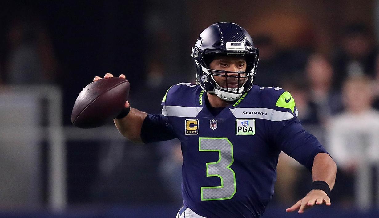 6. Russell Wilson (Rugby): 89.5 juta dolar AS. (AFP/Tom Pennington)