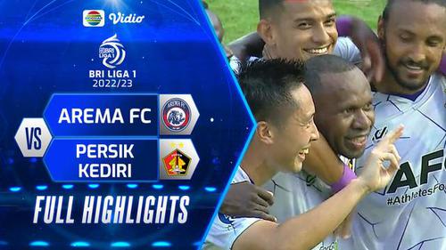 VIDEO: Persik Kediri Kalahkan Arema FC 3-2 di BRI Liga 1