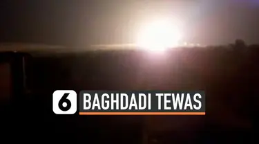 Pemimpin ISIS Abu Bakr Al-Baghdadi diklaim Pemerintah AS telah tewas bunuh diri. Sebelum tewas, pasukan gabungan AS sempat menembak lokasi persembunyian Baghdadi dengan roket.