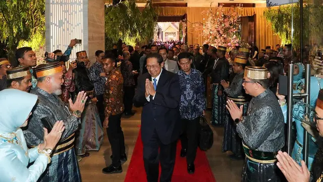 Potret Resepsi Pernikahan Anak Mentan Andi Amran, Dihadiri oleh Presiden dan Kabinetnya