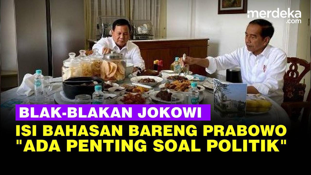 VIDEO: Isi Bahasan Saat Makan Siang Jokowi Prabowo: Ada Penting Soal Politik!