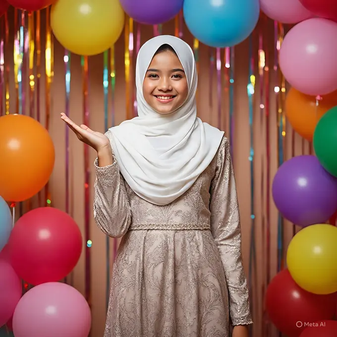 Gaun Pesta Remaja Berhijab