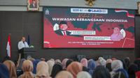Ketua DPD RI AA LaNyalla Mahmud Mattalitti saat mengisi kuliah umum bertema Wawasan Kebangsaan di Universitas Muhammadiyah Gresik (UMG), Rabu (21/12/2022). (Foto: Istimewa).