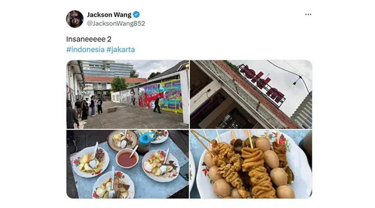 6 Potret Jackson Wang Naik BB 4 Kg di Jakarta, Kuliner Indonesia Bikin Nagih