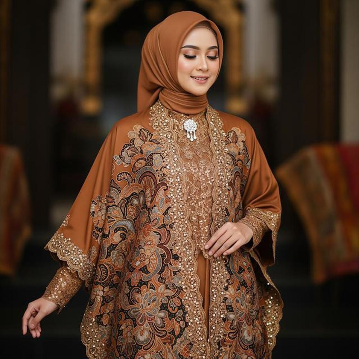 7 Warna Gamis Batik Brokat yang Diprediksi Hits untuk Ramadan 2026: Dusty Lilac hingga Sage