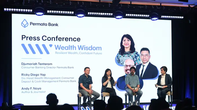 Ilustrasi acara konferensi pers Wealth Wisdom 2025/Permata Bank