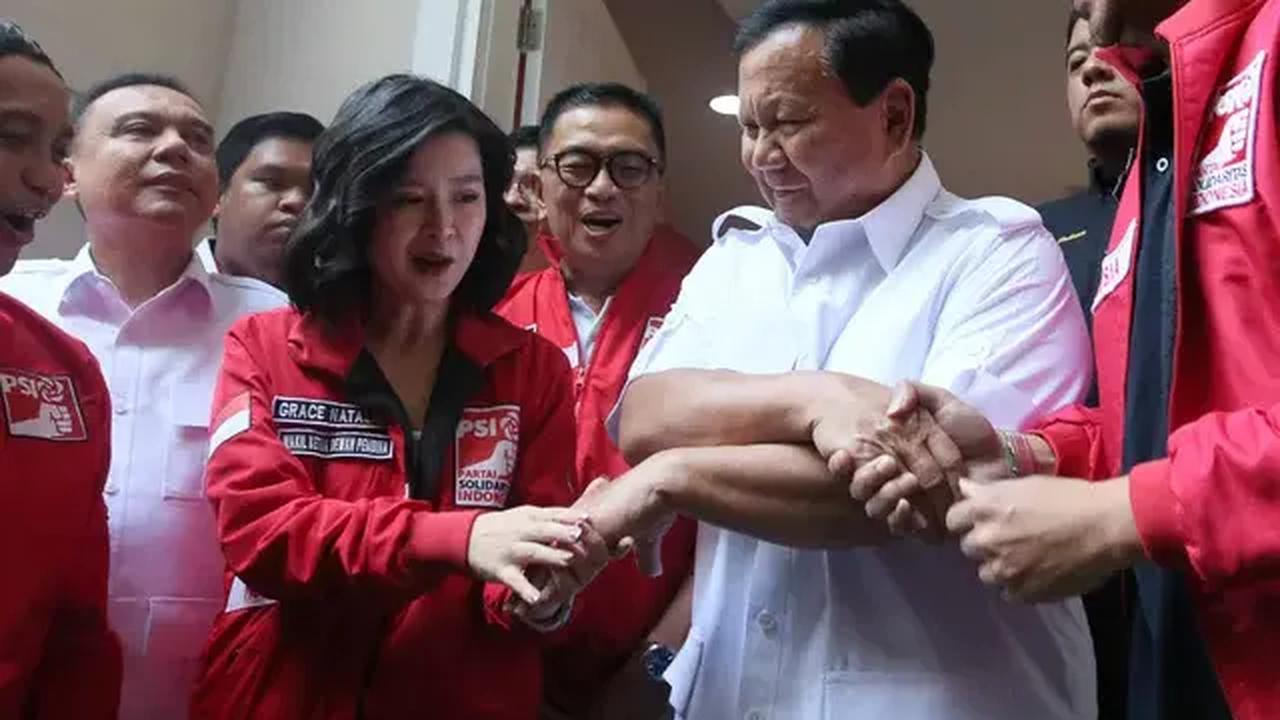 Wakil Ketua Dewan Pembina Partai Solidaritas Indonesia (PSI) Grace Natalie menyebut ada kesamaan antara partainya dan bakal calon presiden (capres) sekaligus Ketua Umum Partai Gerindra Prabowo Subianto.