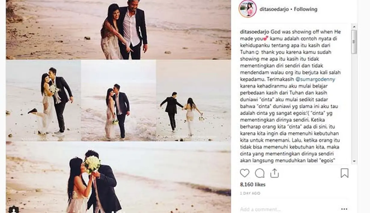 (Instagram/ditasoedarjo)