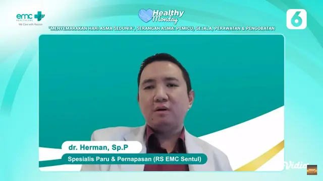 dokter spesialis paru dan pernapasan RS EMC Sentul, Herman
