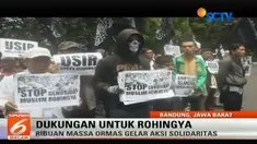 Doa bersama digelar oleh warga beserta sejumlah pengungsi Rohingya yang ada di Makassar, Sulawesi Selatan.