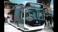 Bus Sora berbahan hidrogen tampil di Tokyo Motor Show. (Dok Toyota)