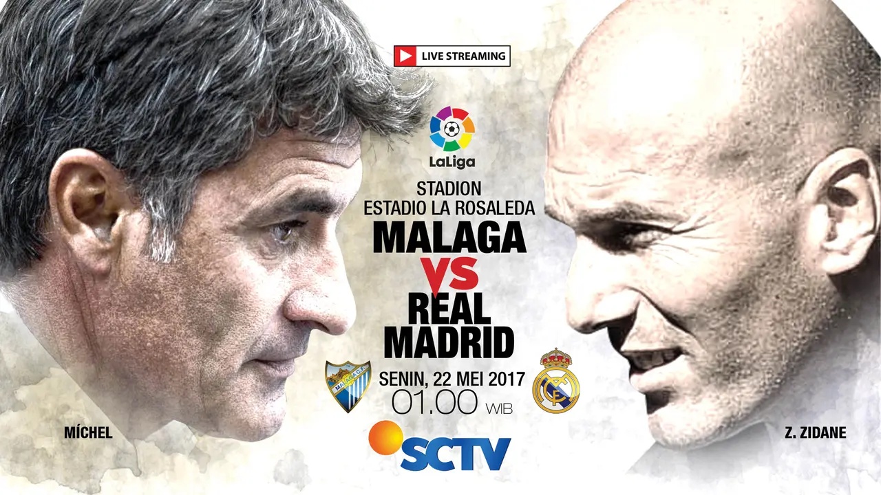 Prediksi Malaga vs Real Madrid Livestreaming 