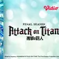 Nonton serial anime Attack on Titan The Final Season Part 2 di aplikasi Vidio. (Dok. Vidio)