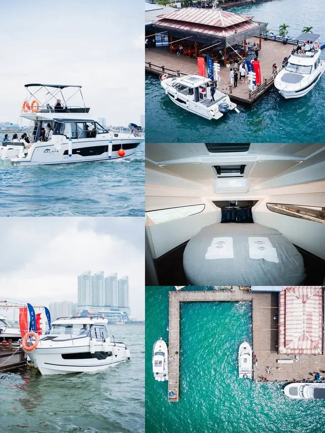 Potret Yacht Milik Prilly Latuconsina dan Kevin Sanjaya (credit: instagram/prillylatuconsina96)