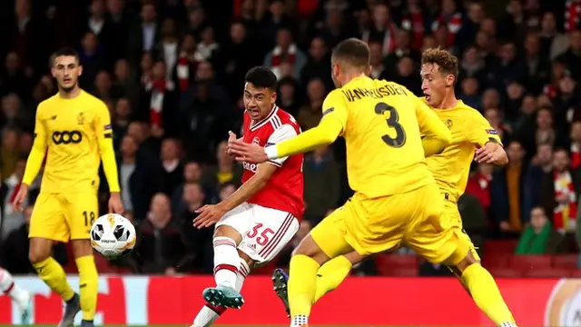 Liga Europa: Martinelli Gemilang, Arsenal Sikat Standard Liege