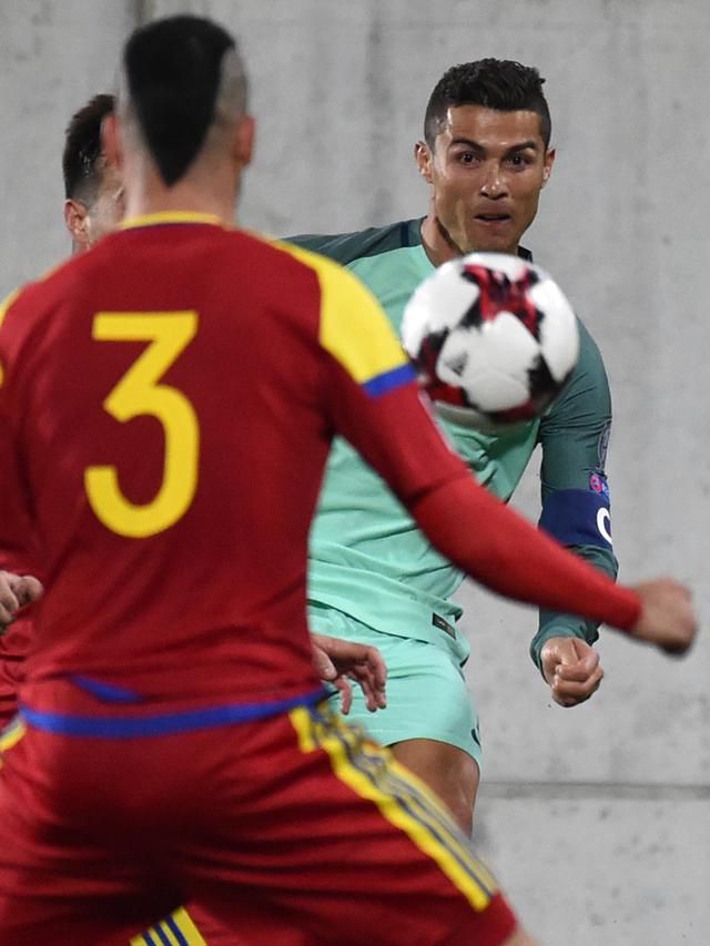 Ronaldo Antar Portugal Hantam Andorra