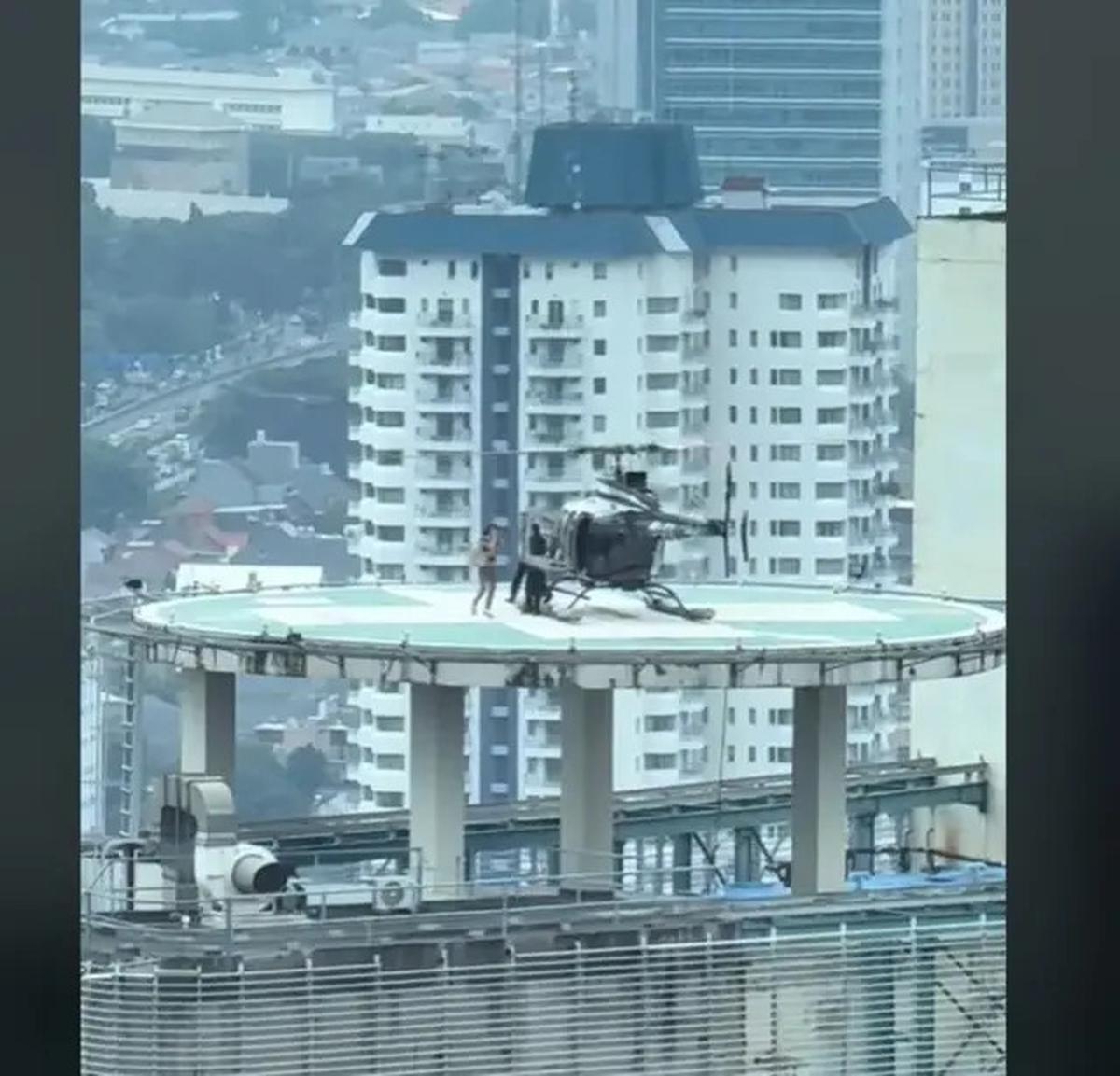 Videonya Sempat Viral, Caroline Riady Mengaku Jarang Naik Helikopter