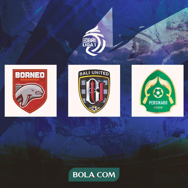 Liga 1 - Cover Borneo FC, Bali United, Persikabo 1973