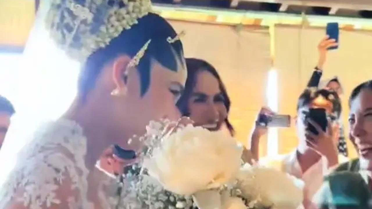 Potret Luna Maya Sebelum dan Sesudah Make Up Akad Nikah/Tiktok Luna Maya