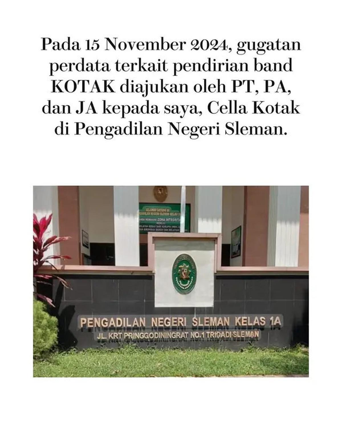 Tantri Kotak Umumkan Hasil Banding di Pengadilan Tinggi Yogyakarta: Kebenaran Selalu Temukan Jalan