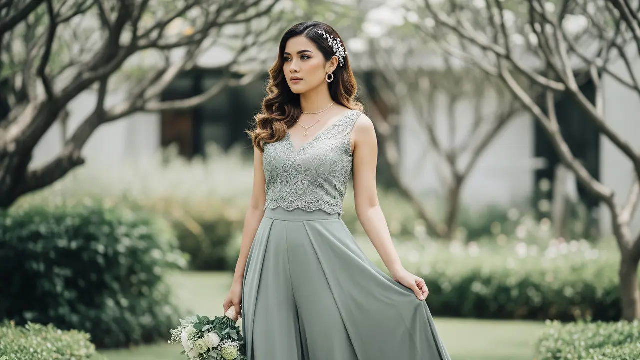 Baju Bridesmaid Celana Panjang (Gemini AI)